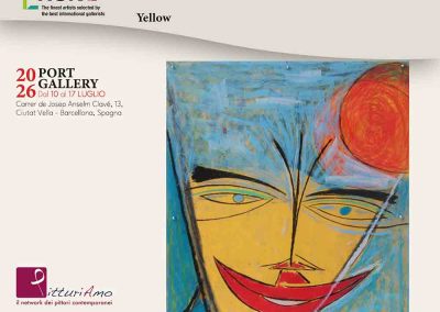 Exposition de l’œuvre "Yellow" de l’artiste contemporain Andreas Toto Tscherrig tenue à Barcelona à la gallerie Port Gallery, à l’occasion du Prix Top Selection Barcelona 2026