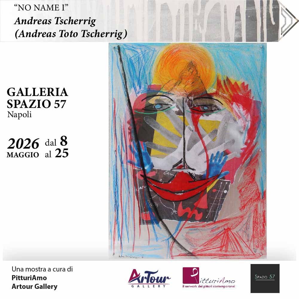 Exposition à Naples de l’œuvre « No name 1 » de l’artiste contemporain Andreas Toto Tscherrig