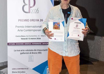 Andreas Toto Tscherrig au Centro Brera à l’occasion du Prix Brera 2026