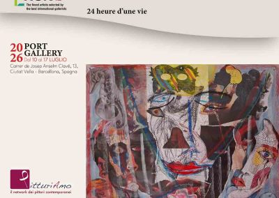 Exposition de l’œuvre "24 heure d'une vie" de l’artiste contemporain Andreas Toto Tscherrig tenue à Barcelona à la gallerie Port Gallery, à l’occasion du Prix Top Selection Barcelona 2026