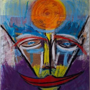 Vente en ligne de l'œuvre intitulée "Violette" réalisée par l'artiste contemporain Andreas Toto Tscherrig.